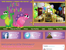Tablet Screenshot of littledinosaurs.co.uk